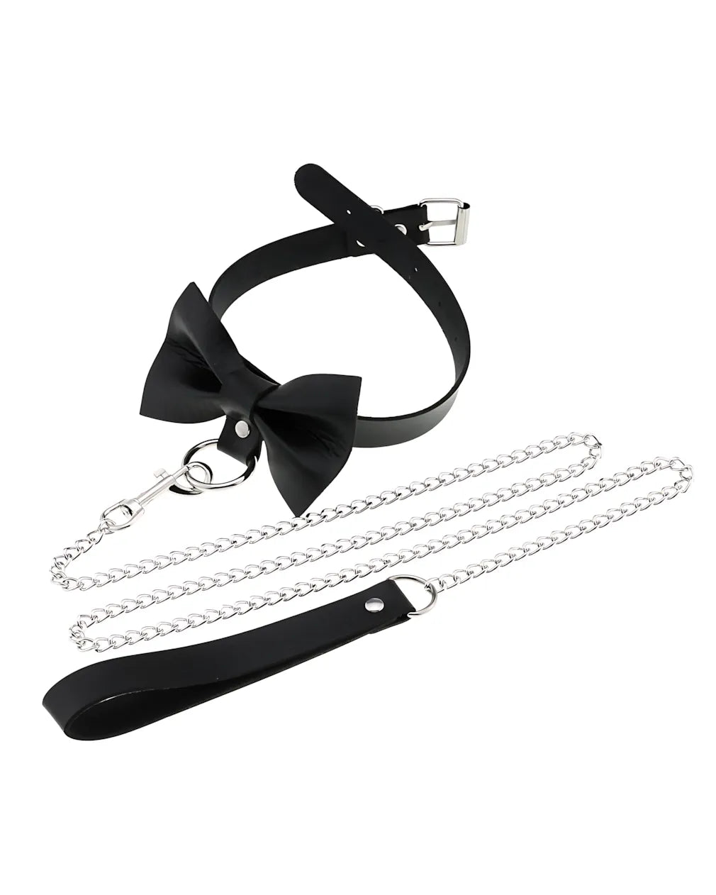 Leather Roleplay Bow Choker