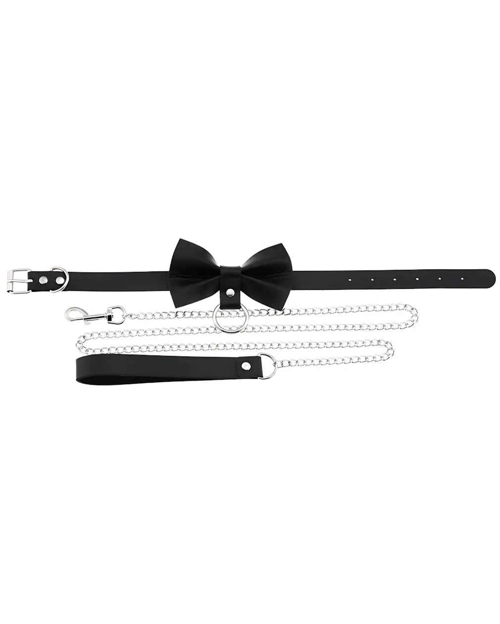 Leather Roleplay Bow Choker