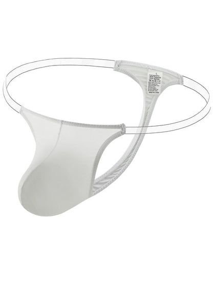 Men's Sexy Invisible Strap Ice Silk Thong