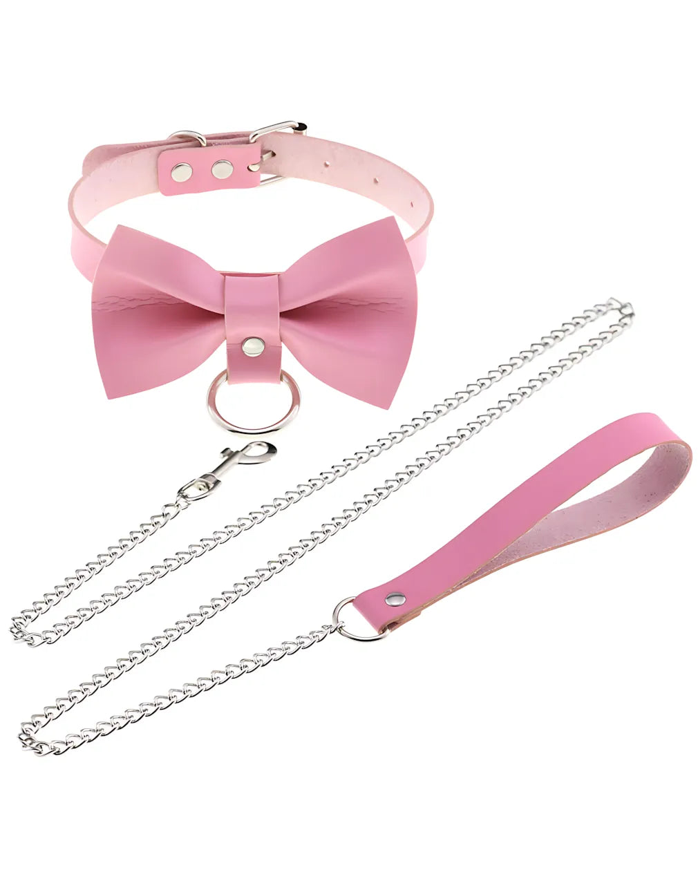Leather Roleplay Bow Choker