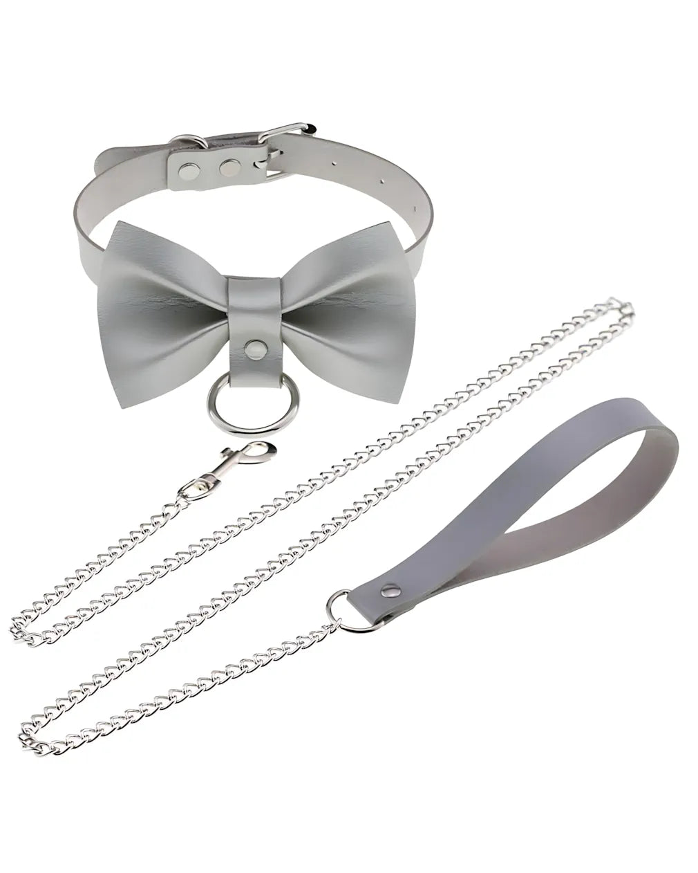 Leather Roleplay Bow Choker