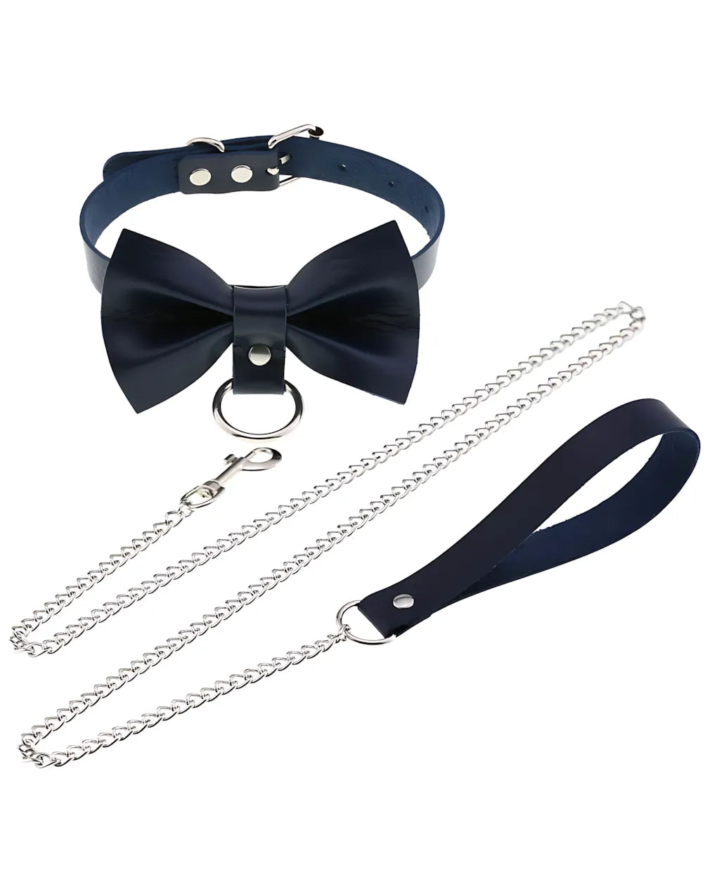 Leather Roleplay Bow Choker