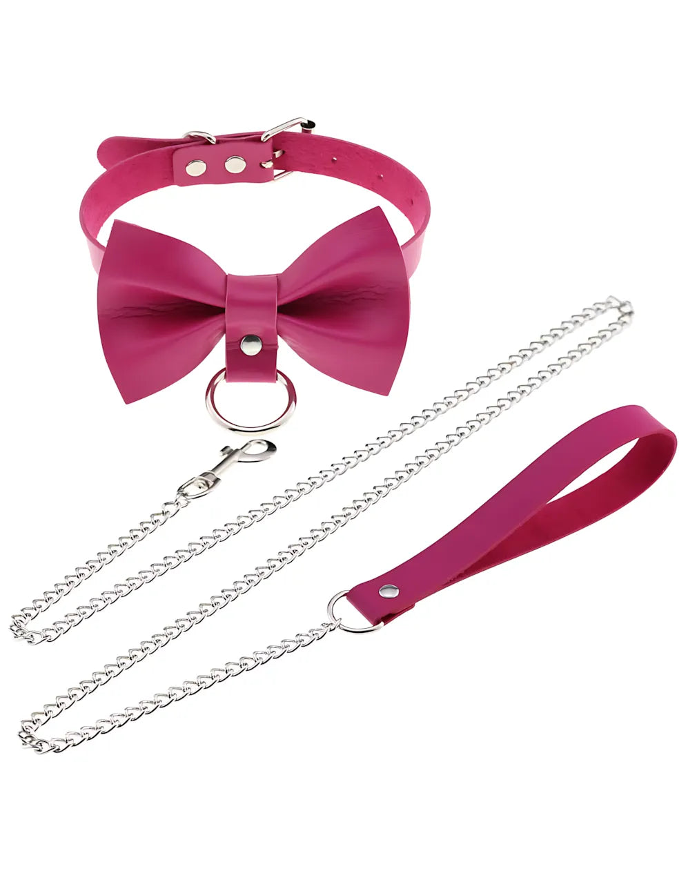 Leather Roleplay Bow Choker