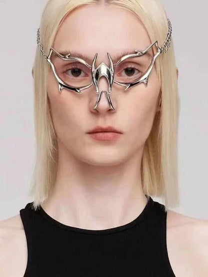 Cyberpunk Metal Face Mask