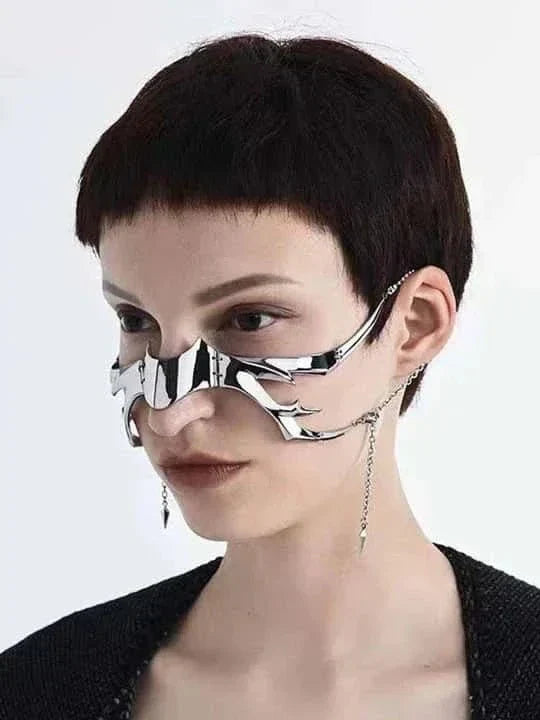 Cyberpunk Metal Face Mask