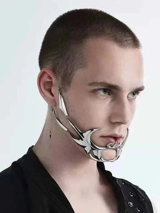 Cyberpunk Metal Face Mask