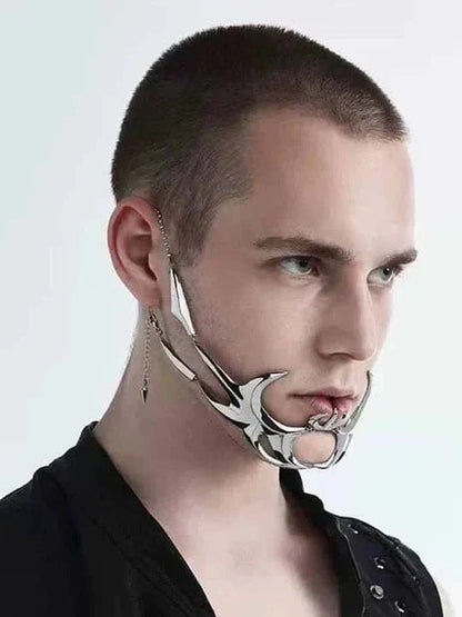 Cyberpunk Metal Face Mask