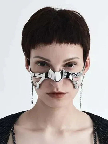 Cyberpunk Metal Face Mask