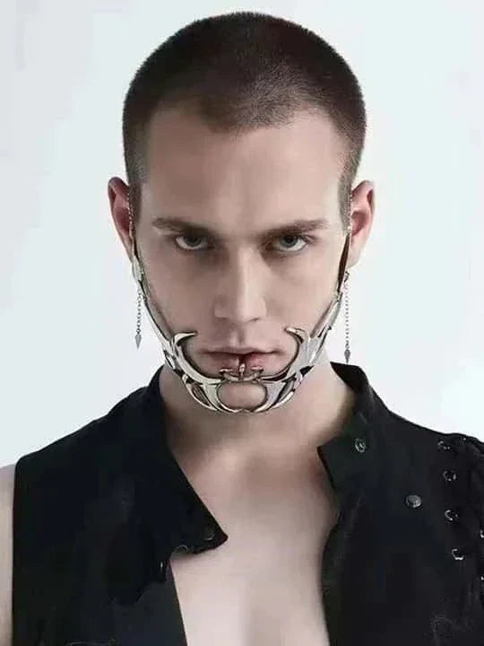 Cyberpunk Metal Face Mask