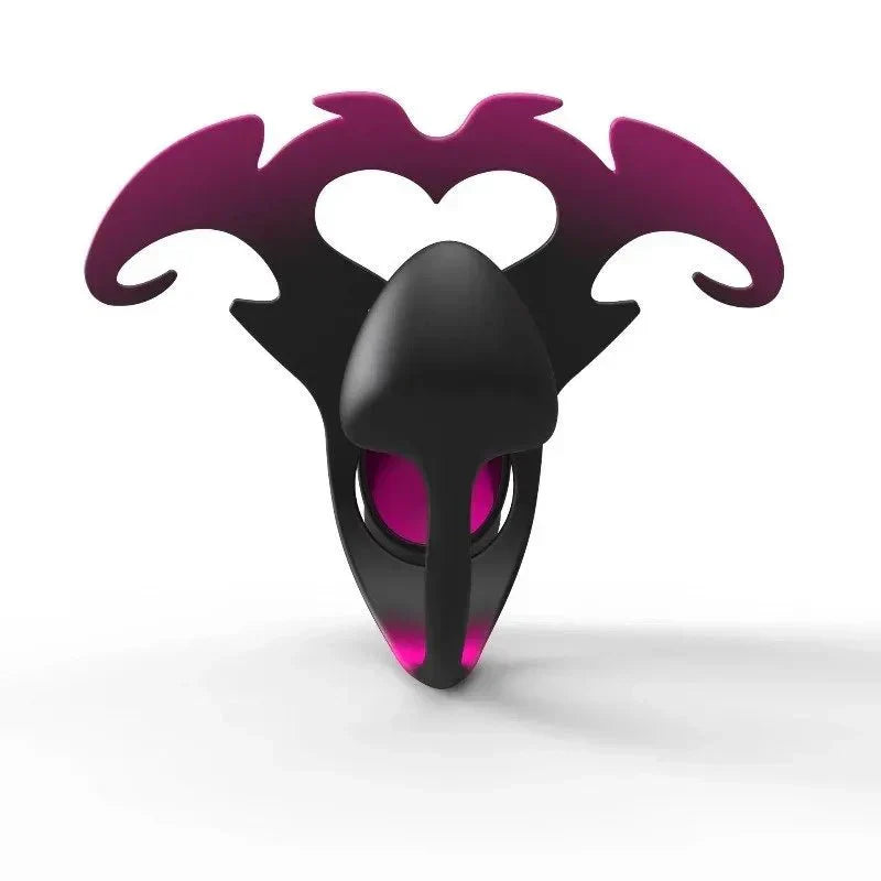 3D Pink Heart Sissy Chastity Cage