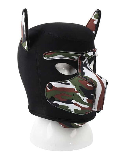 BDSM Roleplay Dog Mask with Detachable Snout
