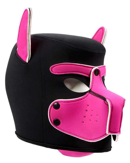 BDSM Roleplay Dog Mask with Detachable Snout