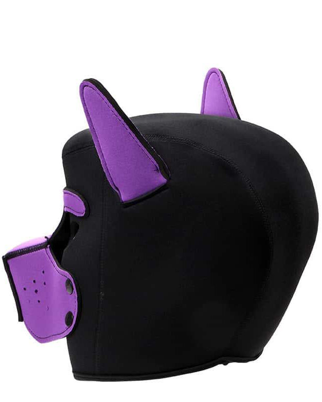 BDSM Roleplay Dog Mask with Detachable Snout