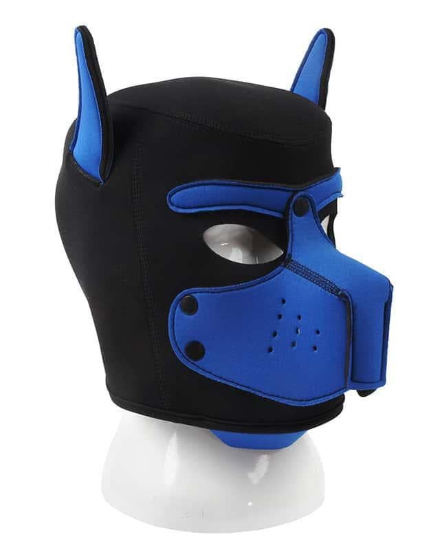 BDSM Roleplay Dog Mask with Detachable Snout