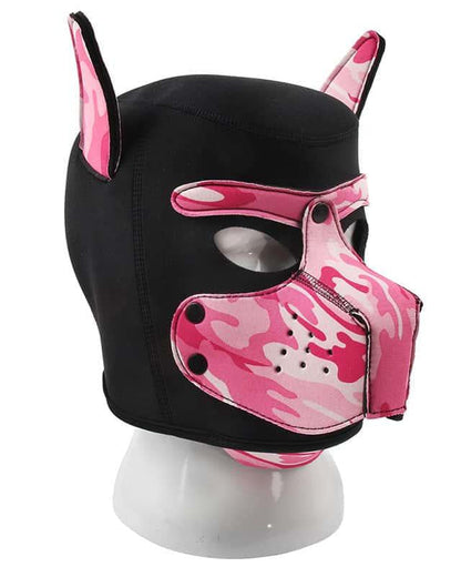 BDSM Roleplay Dog Mask with Detachable Snout