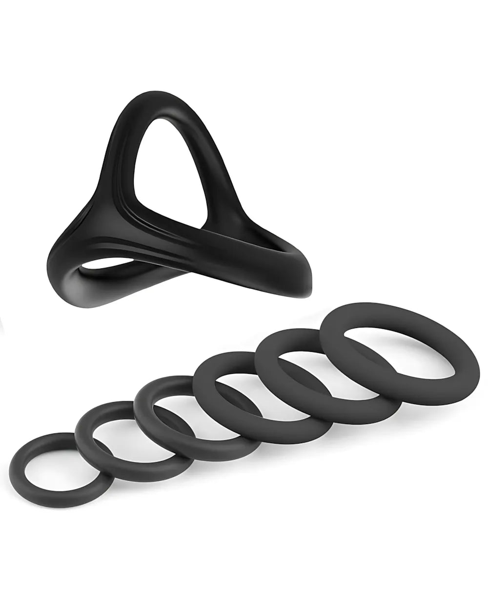 Black Silicone Endurance Ring