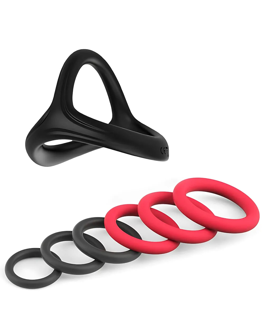 Black Silicone Endurance Ring