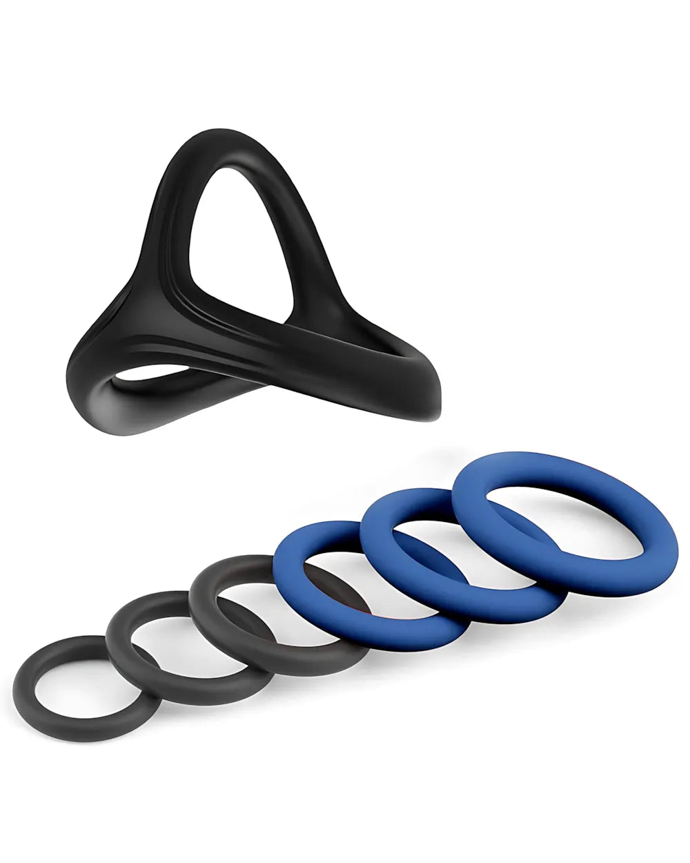 Black Silicone Endurance Ring