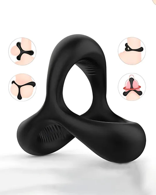 Black Silicone Endurance Ring