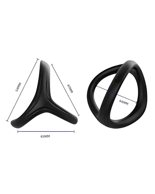 Black Silicone Endurance Ring