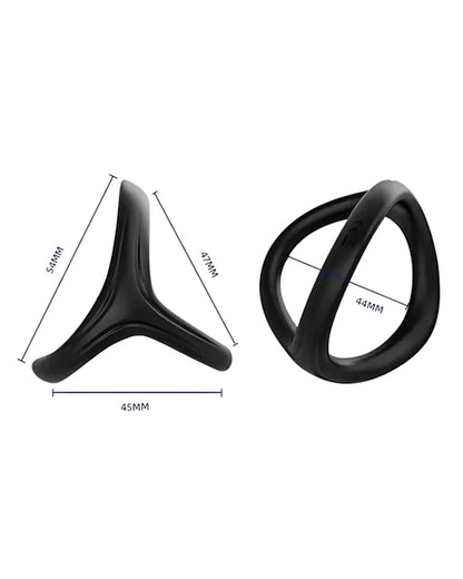 Black Silicone Endurance Ring