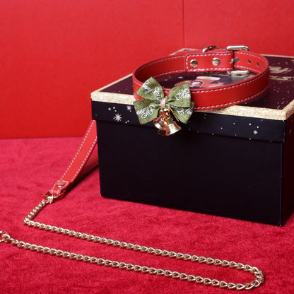 Christmas BDSM Sex Toy Gift Set - Elk Collar, Handcuffs, Bondage Adult Game - KB053