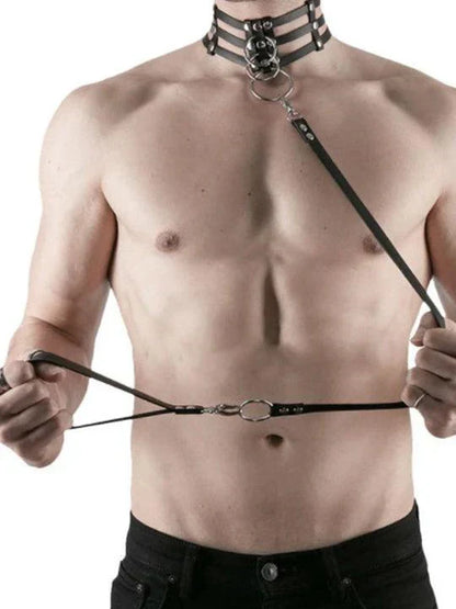 Collar Neck Belt Erotic Traction Rope - KB039
