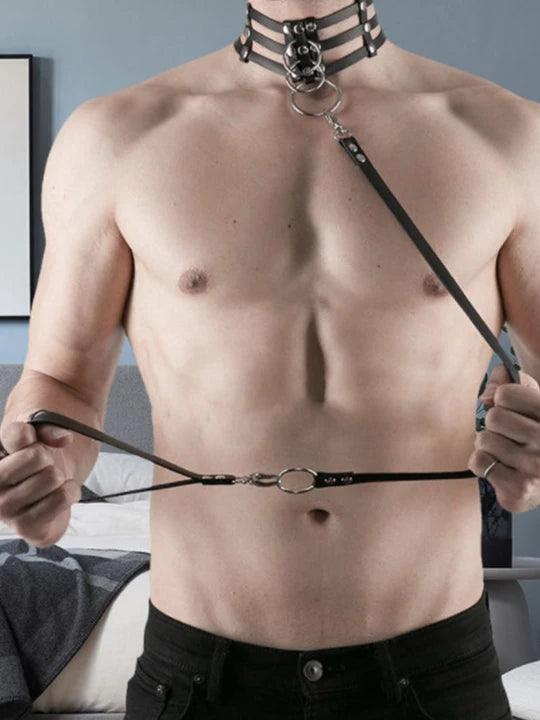 Collar Neck Belt Erotic Traction Rope - KB039