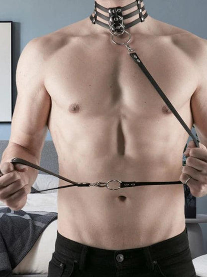 Collar Neck Belt Erotic Traction Rope - KB039