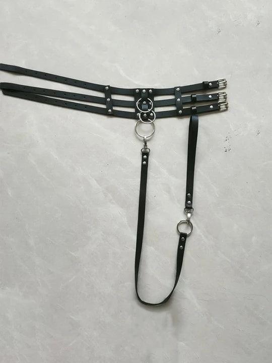 Collar Neck Belt Erotic Traction Rope - KB039