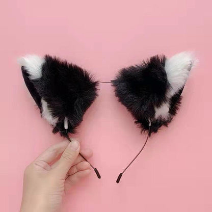 Cute Plush Jingle Bell Fox Ear Headband -PJ002