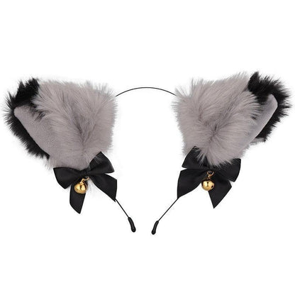Cute Plush Jingle Bell Fox Ear Headband -PJ002