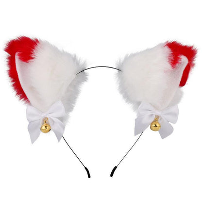 Cute Plush Jingle Bell Fox Ear Headband -PJ002