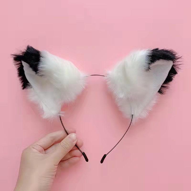 Cute Plush Jingle Bell Fox Ear Headband -PJ002