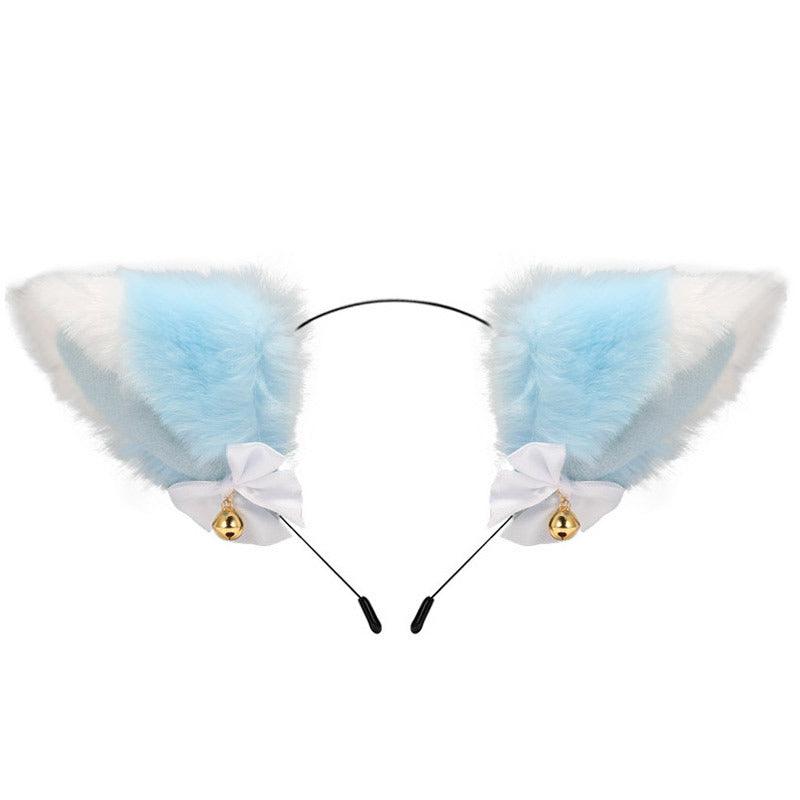 Cute Plush Jingle Bell Fox Ear Headband -PJ002