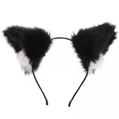 Cute Plush Jingle Bell Fox Ear Headband -PJ002