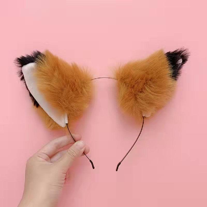 Cute Plush Jingle Bell Fox Ear Headband -PJ002