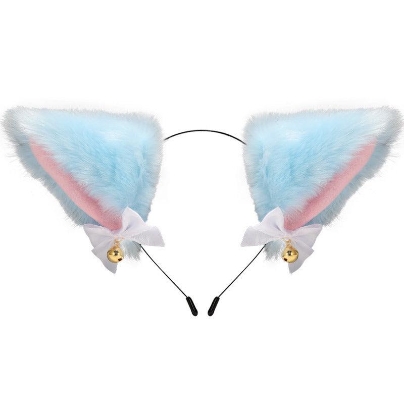 Cute Plush Jingle Bell Fox Ear Headband -PJ002
