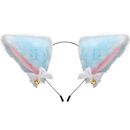 Cute Plush Jingle Bell Fox Ear Headband -PJ002