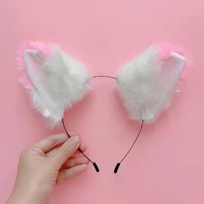 Cute Plush Jingle Bell Fox Ear Headband -PJ002