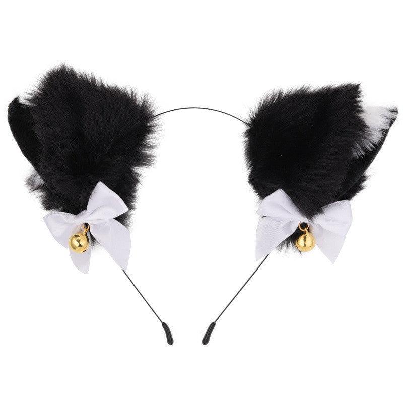 Cute Plush Jingle Bell Fox Ear Headband -PJ002