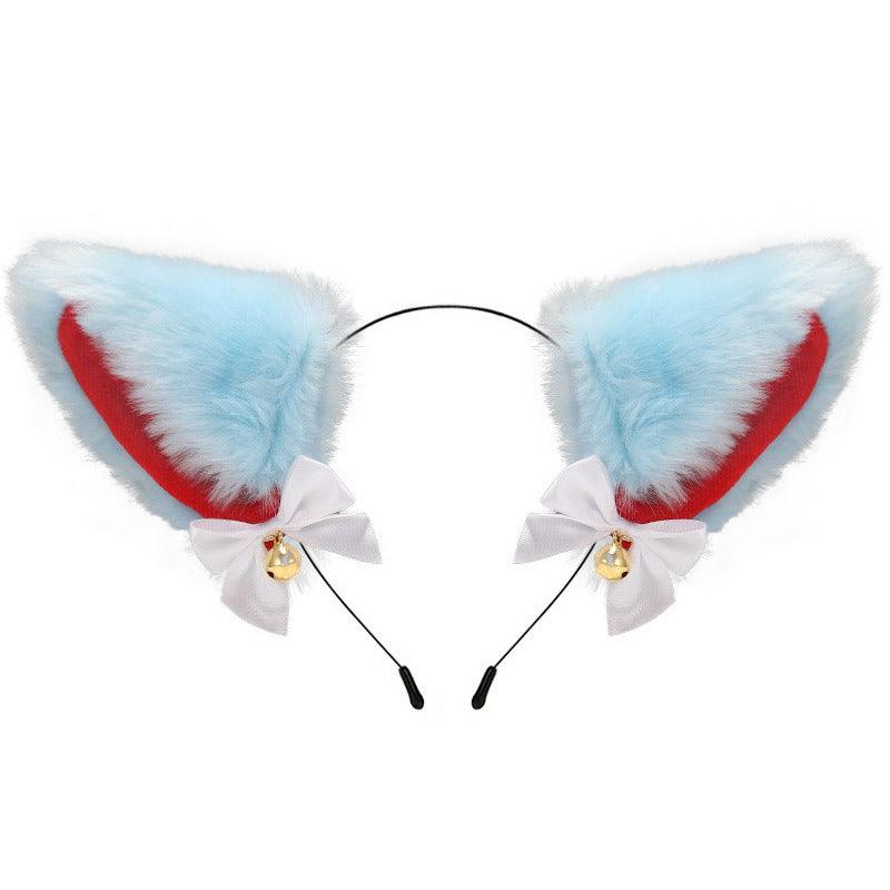 Cute Plush Jingle Bell Fox Ear Headband -PJ002
