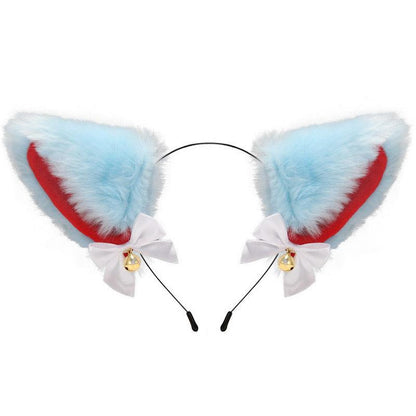 Cute Plush Jingle Bell Fox Ear Headband -PJ002