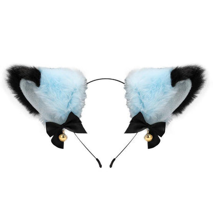 Cute Plush Jingle Bell Fox Ear Headband -PJ002