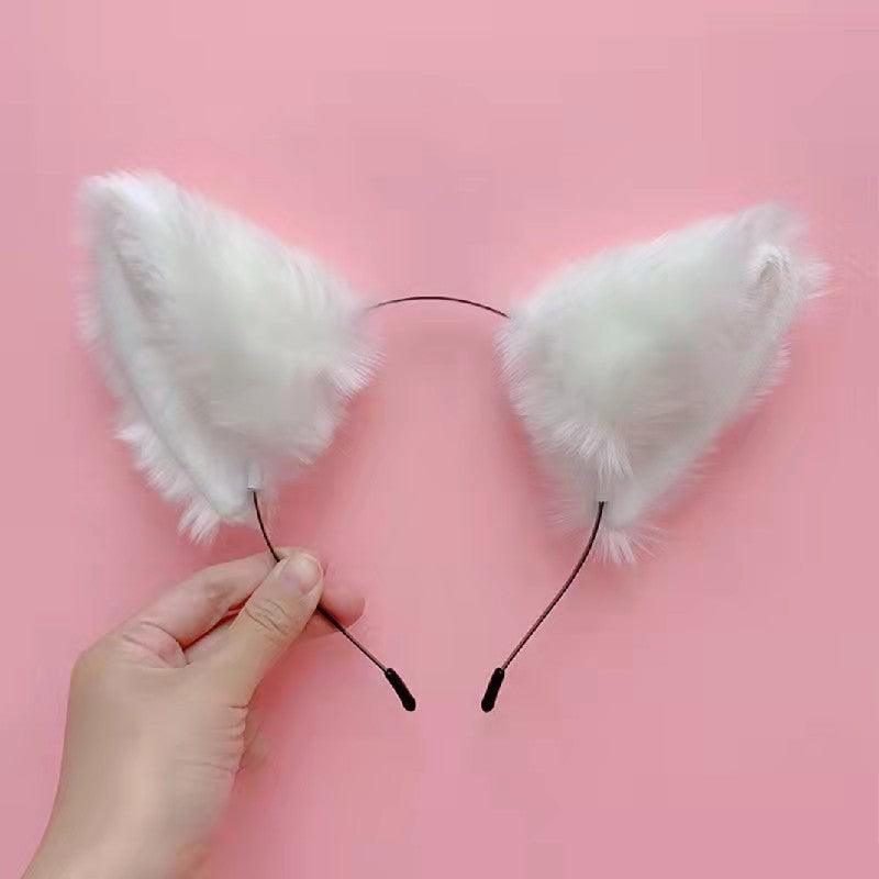 Cute Plush Jingle Bell Fox Ear Headband -PJ002