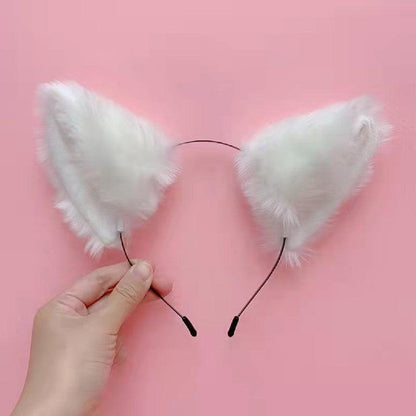 Cute Plush Jingle Bell Fox Ear Headband -PJ002