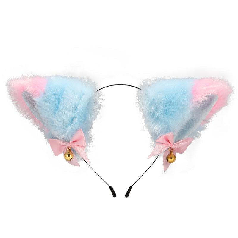 Cute Plush Jingle Bell Fox Ear Headband -PJ002