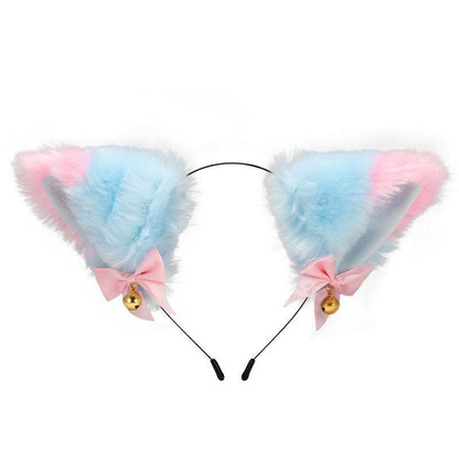 Cute Plush Jingle Bell Fox Ear Headband -PJ002