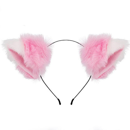 Cute Plush Jingle Bell Fox Ear Headband -PJ002