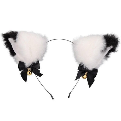 Cute Plush Jingle Bell Fox Ear Headband -PJ002
